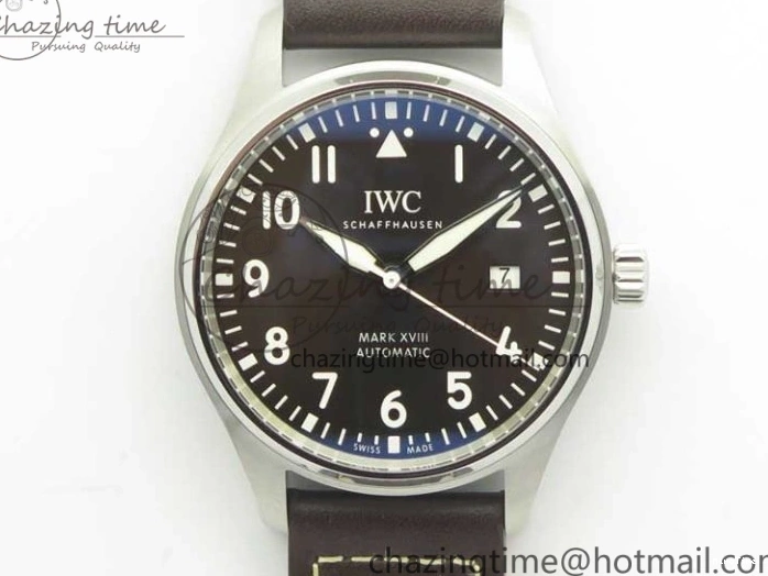 MIROTIME 0709 Practical MARK XVIII ANTOINE DE SAINT EXUPÉRY IW327003 SS MKS 1:1 Best Edition on Brown Leather MIYOTA 7193